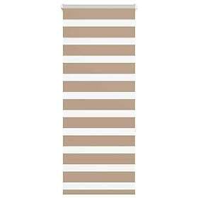 vidaXL Rullgardin zebra 55x150 cm tyg bredd 50,9 polyester