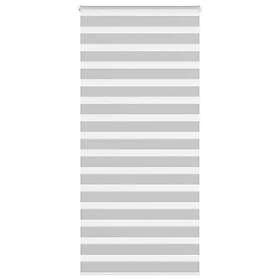 vidaXL Rullgardin zebra ljusgrå 115x230 cm tyg bredd 110,9cm polyester