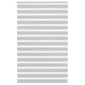 vidaXL Rullgardin zebra ljusgrå 150x230 cm tyg bredd 145,9cm polyester