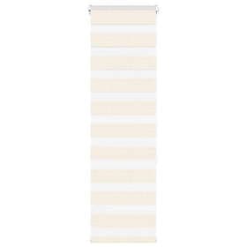 vidaXL Rullgardin zebra 50x150 cm tyg bredd 45,9 polyester