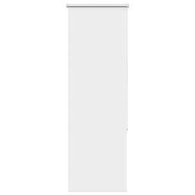 vidaXL Rullgardin mörkläggning vit 45x150 cm tyg bredd 40,7 cm