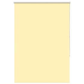 vidaXL Rullgardin mörkläggningsgul 100x150 cm tygbredd 95,7 cm