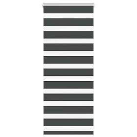 vidaXL Rullgardin zebra svart 65x100 cm tyg bredd 60,9 cm polyester