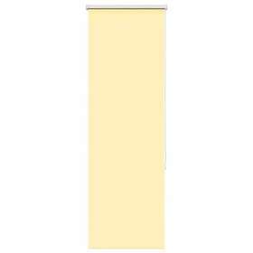 vidaXL Rullgardin mörkläggningsgul 40x130 cm tygbredd 35,7 cm