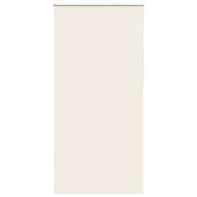 vidaXL Rullgardin mörkläggning naturvit 105x210 cm tygbredd 100,7 cm