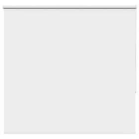 vidaXL Rullgardin mörkläggning vit 150x130 cm tyg bredd 146,6 cm