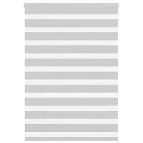 vidaXL Rullgardin zebra ljusgrå 115x150 cm tyg bredd 110,9cm polyester