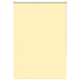 vidaXL Rullgardin mörkläggningsgul 105x150 cm tyg bredd 100,7 cm