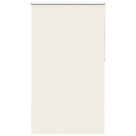 vidaXL Rullgardin mörkläggning naturvit 135x210 cm tyg bredd 131,6 cm