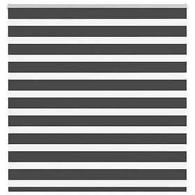 vidaXL Rullgardin zebra svart 145x150 cm tyg bredd 140,9cm polyester