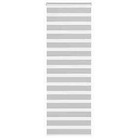 vidaXL Rullgardin zebra ljusgrå 75x230 cm tyg bredd 70,9 cm polyester