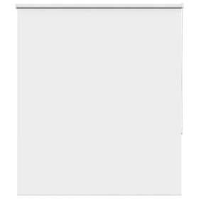vidaXL Rullgardin mörkläggning vit 140x130 cm tyg bredd 136,6 cm