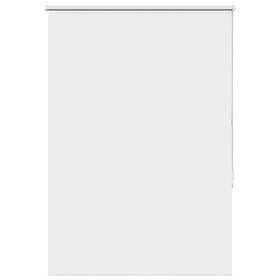 vidaXL Rullgardin mörkläggning vit 105x130 cm tyg bredd 100,7 cm