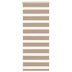 vidaXL Rullgardin zebra 55x100 cm tyg bredd 50,9 polyester