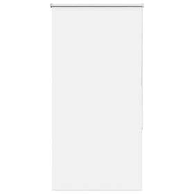 vidaXL Rullgardin mörkläggning vit 65x130 cm tyg bredd 60,7 cm