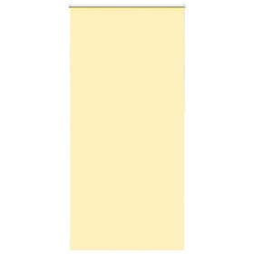 vidaXL Rullgardin mörkläggningsgul 115x230 cm tyg bredd 110,7 cm