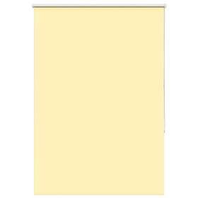 vidaXL Rullgardin mörkläggningsgul 100x175 cm tygbredd 95,7 cm