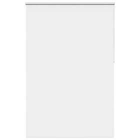 vidaXL Rullgardin mörkläggning vit 165x210 cm tyg bredd 161,6 cm
