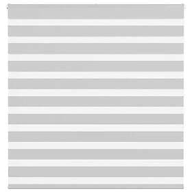 vidaXL Roller Blind Zebra Light Grey 150x150 cm