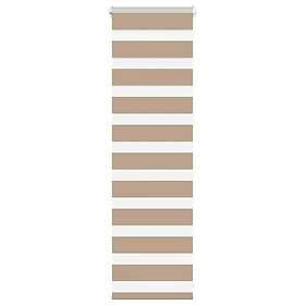 vidaXL Rullgardin zebra 40x100 cm tyg bredd 35,9 polyester