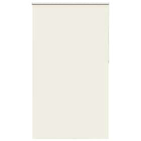 vidaXL Rullgardin mörkläggning naturvit 130x210 cm tygbredd 126,6 cm