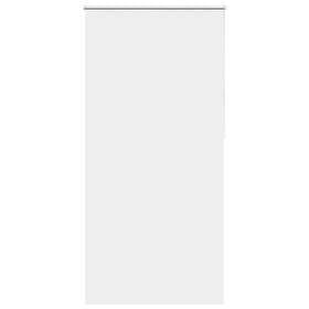 vidaXL Rullgardin mörkläggning vit 110x210 cm tygbredd 105,7 cm