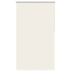 vidaXL Rullgardin mörkläggning naturvit 120x210 cm tygbredd 116,6 cm