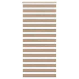 vidaXL Rullgardin zebra 95x230 cm tyg bredd 90,9 polyester