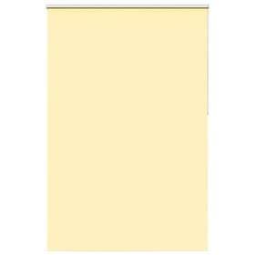 vidaXL Rullgardin mörkläggningsgul 160x230 cm tygbredd 156,6 cm