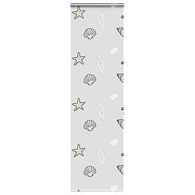 vidaXL Duschrullgardin med kassett 60x240 cm tyg bredd 56 cm