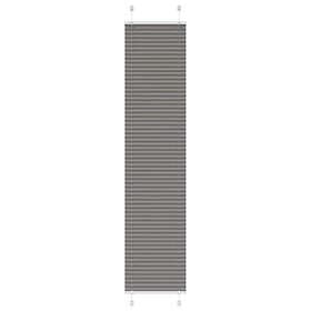 vidaXL Plisserad persienn antracit 40x200cm tyg bredd 39,4cm polyester