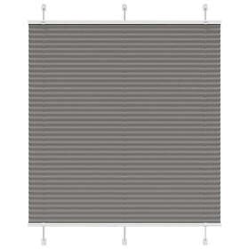 vidaXL Plisserad persienn antracit 120x150 cm tyg bredd 119,4 cm