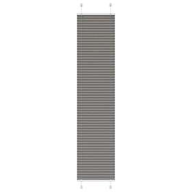 vidaXL Plisserad persienn antracit 45x200cm tyg bredd 44,4cm polyester