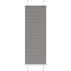 vidaXL Plisserad persienn antracit 40x150cm tyg bredd 39,4cm polyester