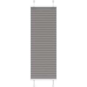 vidaXL Plisserad persienn antracit 45x100cm tyg bredd 44,4cm polyester