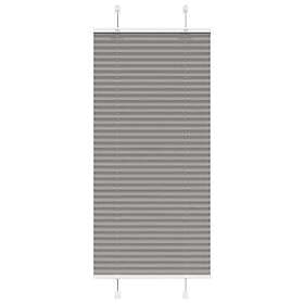 vidaXL Plisserad persienn antracit 65x150cm tyg bredd 64,4cm polyester