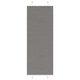 vidaXL Plisserad persienn antracit 80x200cm tyg bredd 79,4cm polyester