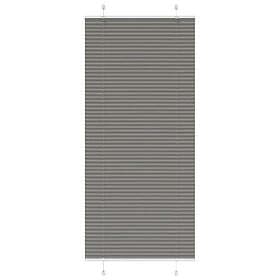vidaXL Plisserad persienn antracit 85x200cm tyg bredd 84,4cm polyester