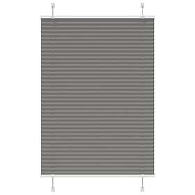 vidaXL Plisserad persienn antracit 90x150cm tyg bredd 89,4cm polyester