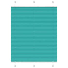 vidaXL Plisserad persienn bensingrön 110x100 cm tyg bredd 109,4cm