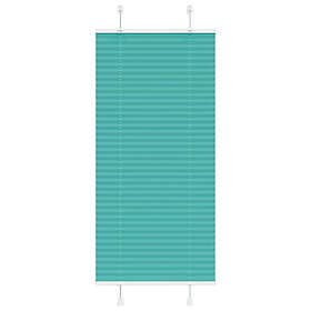 vidaXL Plisserad persienn bensingrön 60x100cm tyg bredd 59,4cm