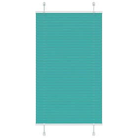 vidaXL Plisserad persienn bensingrön 70x150 cm tyg bredd 69,4 cm