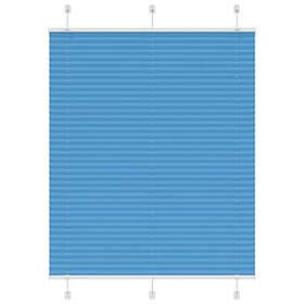 vidaXL Plisserad persienn blå 110x150 cm tyg bredd 109,4cm polyester