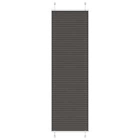 vidaXL Plisserad persienn svart 55x200cm tyg bredd 54,4cm polyester
