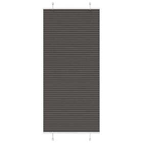 vidaXL Plisserad persienn svart 100x200 cm tyg bredd 99,4 cm polyester