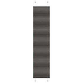vidaXL Plisserad persienn svart 40x200cm tyg bredd 39,4cm polyester