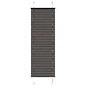 vidaXL Plisserad persienn svart 50x150cm tyg bredd 49,4cm polyester