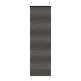vidaXL Plisserad persienn svart 65x200cm tyg bredd 64,4cm polyester