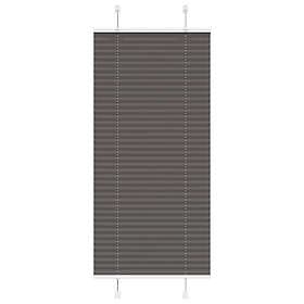 vidaXL Plisserad persienn svart 55x150cm tyg bredd 54,4cm polyester