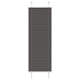 vidaXL Plisserad persienn svart 45x100cm tyg bredd 44,4cm polyester